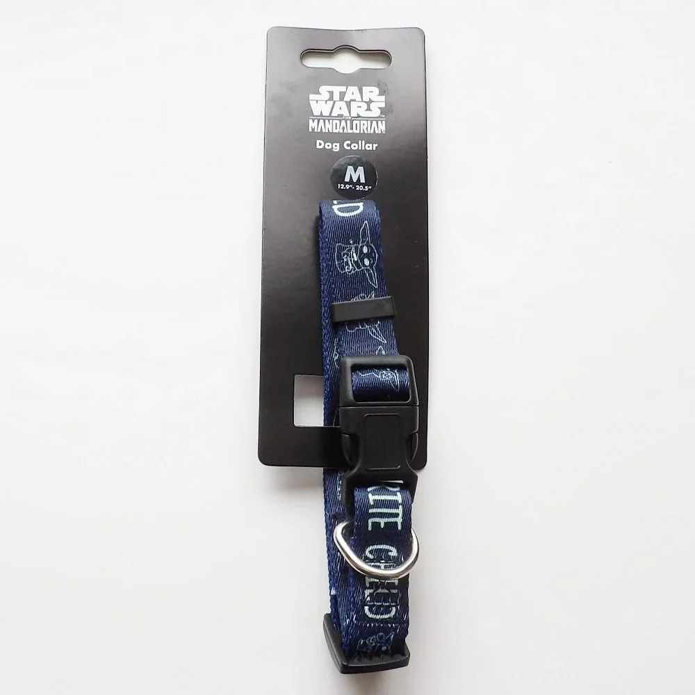 Star Wars Mandalorian Baby Yoda I'm The Favorite Child Dog Collar Medium NEW